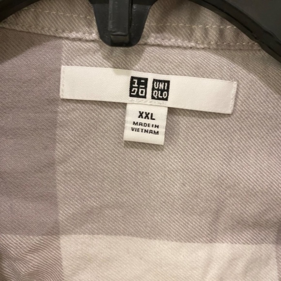 Uniqlo Button Down Flannel Shirt. Multicolor. XXL - Picture 4 of 10